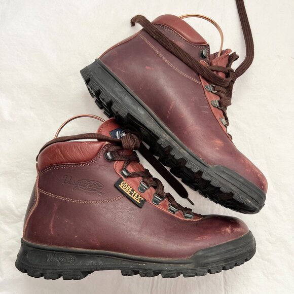 Vintage Vasque boots Sundowner Goretex US womens 8 brown leather lace up hiking - Picture 7 of 15